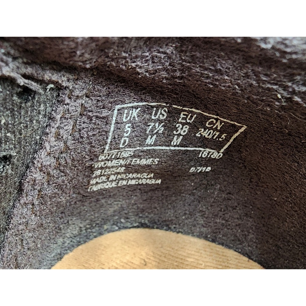 Clarks Collection Nubuck Slip On Womens 7.5M Grey Perforated Medora Gemma Gray - Picture 7 of 9